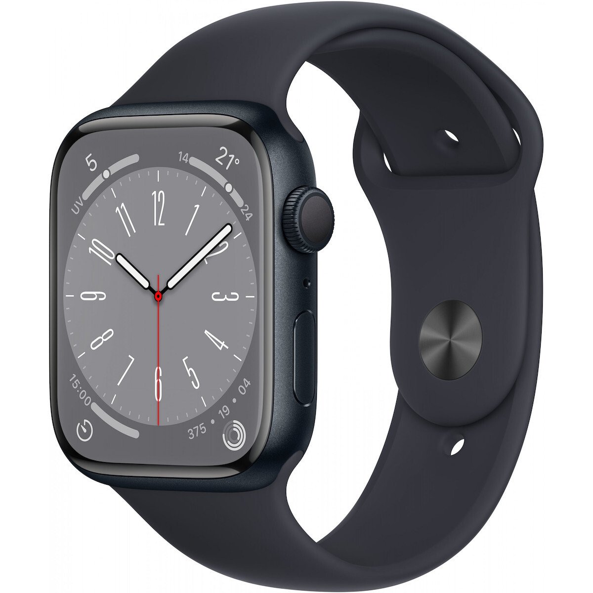 Apple Watch Series 8 Aluminium 45mm black(Midnight with Midnight Sport Band)