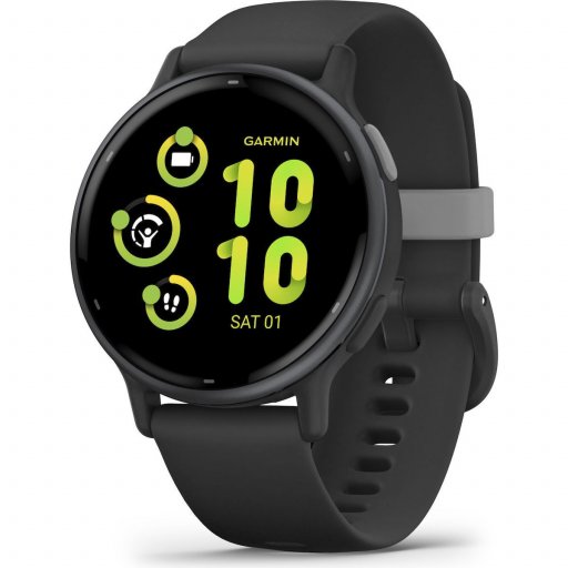 Garmin Smartwatch Vivoactive 5 Black/Slate Silicone Strap 010-02862-10