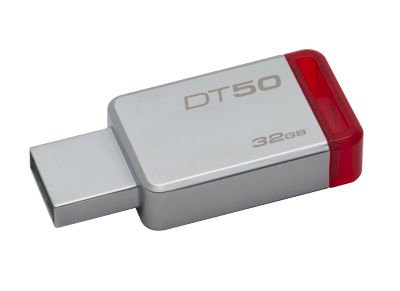 Kingston DT5032GB - Μνήμη USB - 32 GB - ΑσημίΚόκκινο