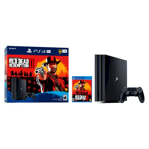 PS4 1TB Pro G CHASSIS + Red Dead Redemption 2