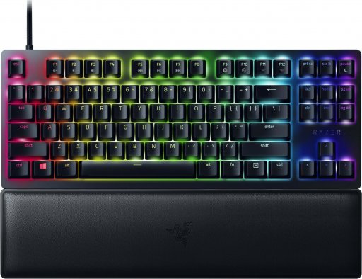 HUNTSMAN V2 Tenkeyless - RGB Optical Gaming Keyboard (Linear Red Switch) - US Layout (RZ03-03940100-R3M1)