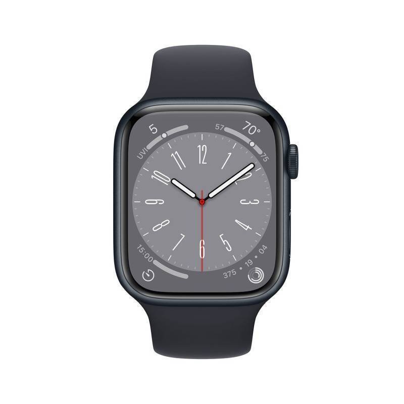Apple Watch Series 8 Aluminium 45mm black(Midnight with Midnight Sport Band)