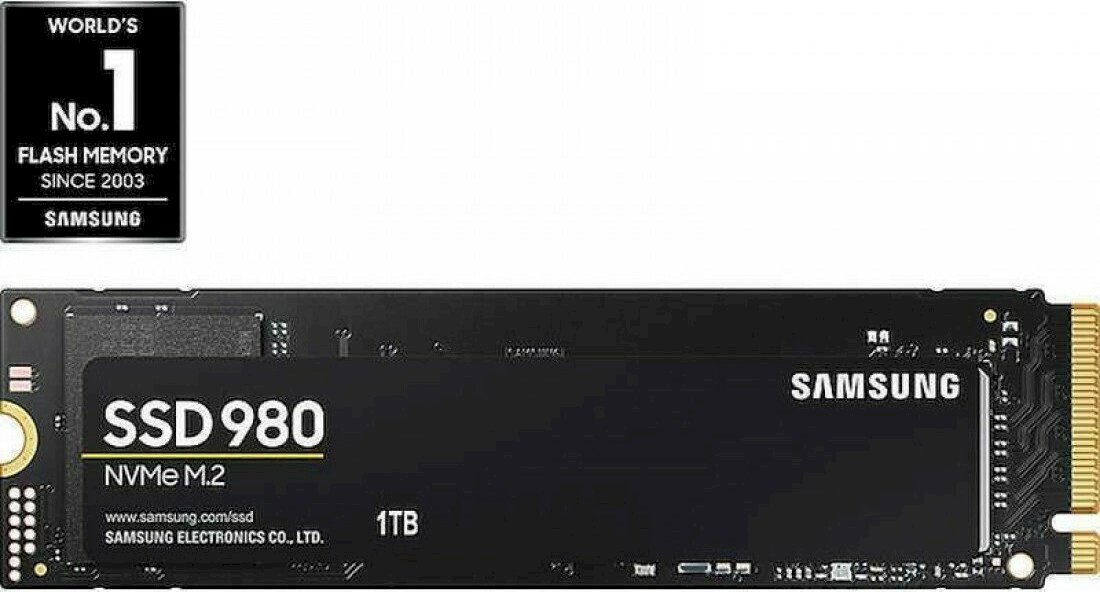 Samsung 980 SSD 1TB M.2 NVMe (MZ-V8V1T0BW)