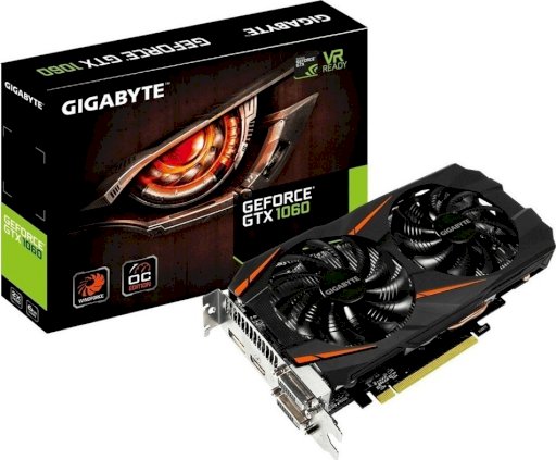Gigabyte GeForce GTX1060 WindForce OC 6GB (GV-N1060WF2OC-6GD)