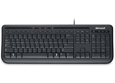 Microsoft Wired Keyboard 600 GR - Keyboard - Μαύρο
