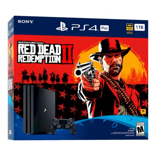 PS4 1TB Pro G CHASSIS + Red Dead Redemption 2