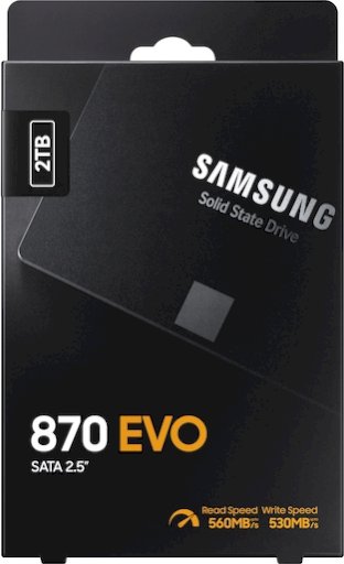870 EVO SSD 2TB 2.5'' MZ-77E2T0BEU
