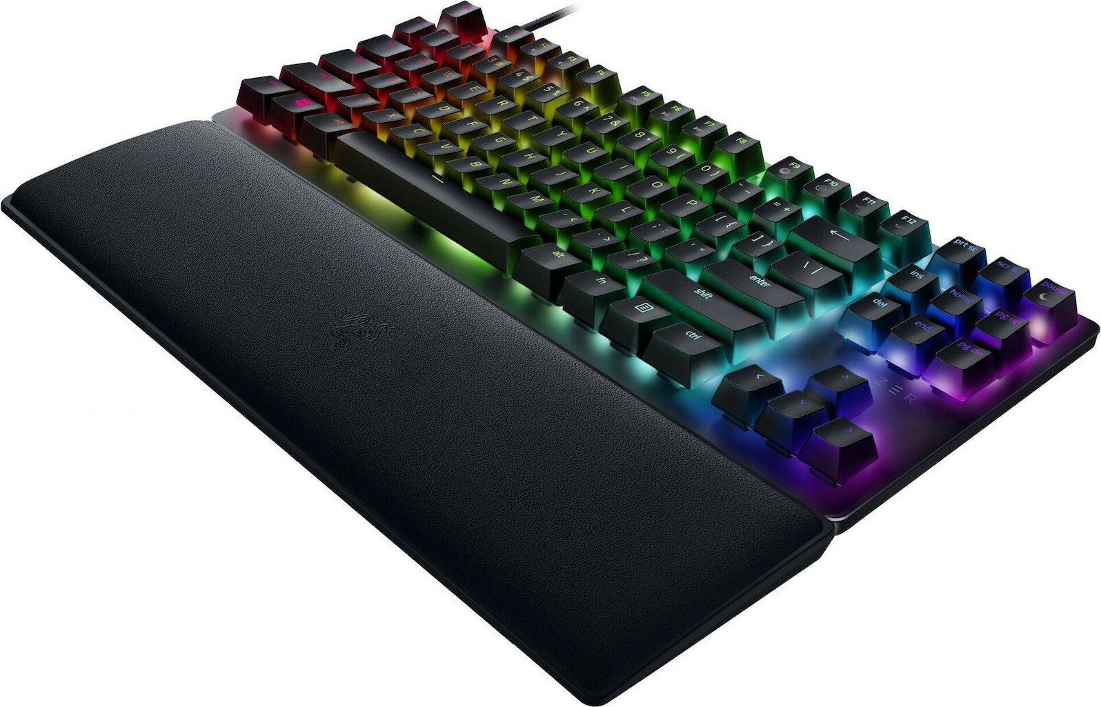 Razer HUNTSMAN V2 Tenkeyless RGB Optical Gaming Keyboard (Clicky Purple Switch) - US Layout (RZ03-03940300-R3M1)