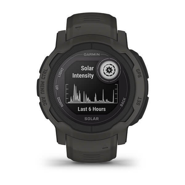 Garmin Instinct 2 Solar 45mm Αδιάβροχο Smartwatch με Παλμογράφο (Graphite)