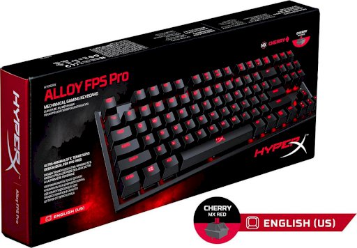 HYPERX ALLOY FPS PRO MECHANICAL GAMING Cherry MX Red switch US