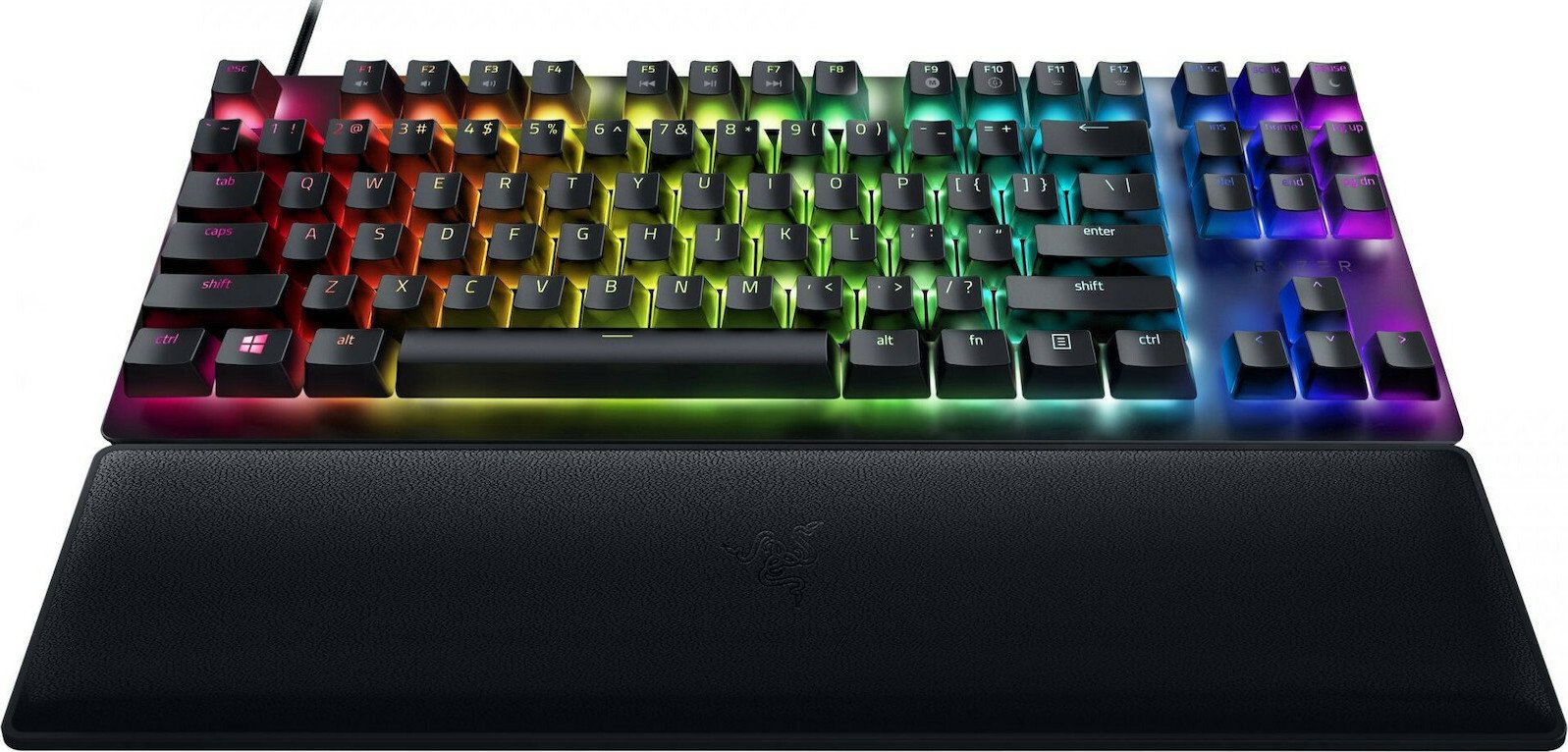 Razer HUNTSMAN V2 Tenkeyless RGB Optical Gaming Keyboard (Clicky Purple Switch) - US Layout (RZ03-03940300-R3M1)
