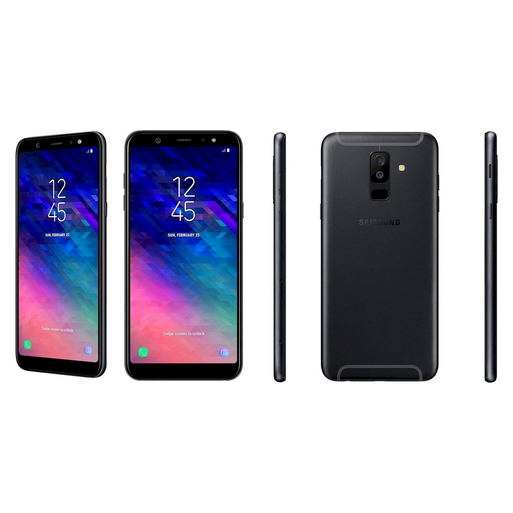 Galaxy A6 Plus (2018) A605 Dual Sim 32GB Black