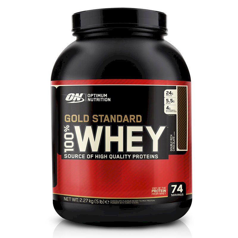 100% Whey Protein 2273g Double Rich chocolate