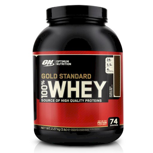 100% Whey Protein 2273g Double Rich chocolate