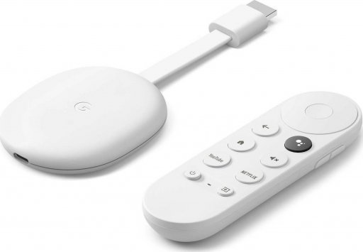 Google Smart TV Stick Chromecast with Google TV 4K UHD Snow GA01919