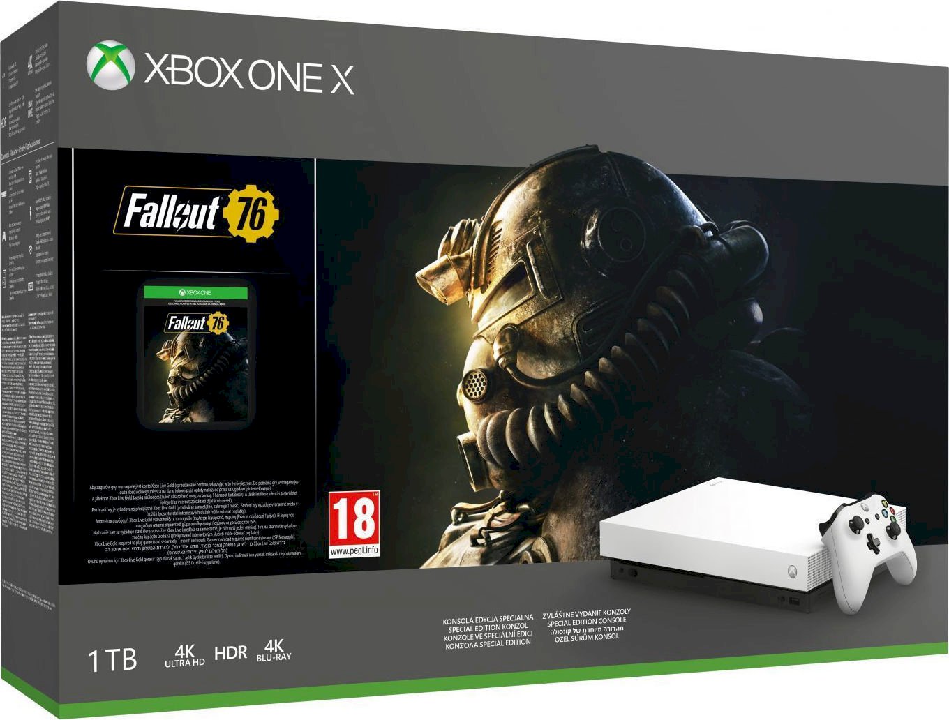 Xbox One X robot white incl. Fallout 76 USK 18