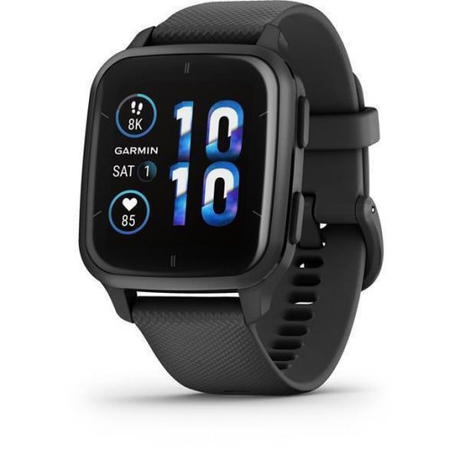 Garmin Venu Sq 2 Music 40mm Αδιάβροχο Smartwatch Black