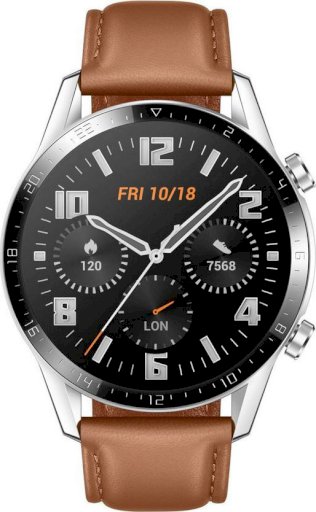 Smartwatch Huawei Watch GT 2 Classic 46mm Pebble Brown (55024317)