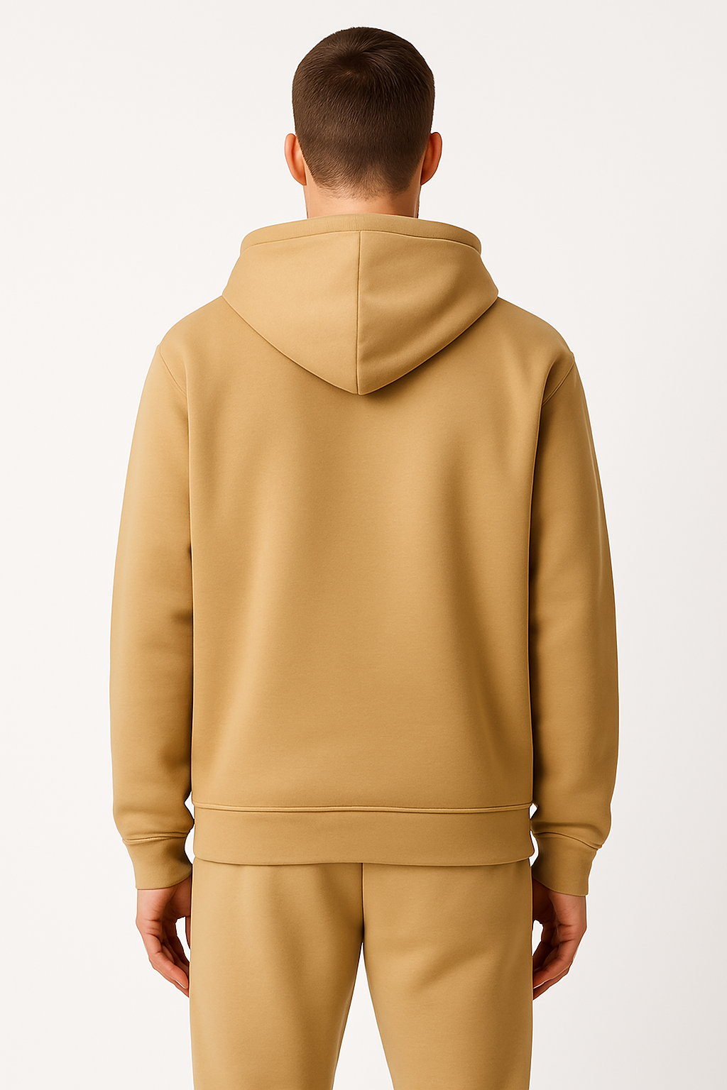 Φούτερ μπλούζα και παντελόνι κουστούμι μπεζ 