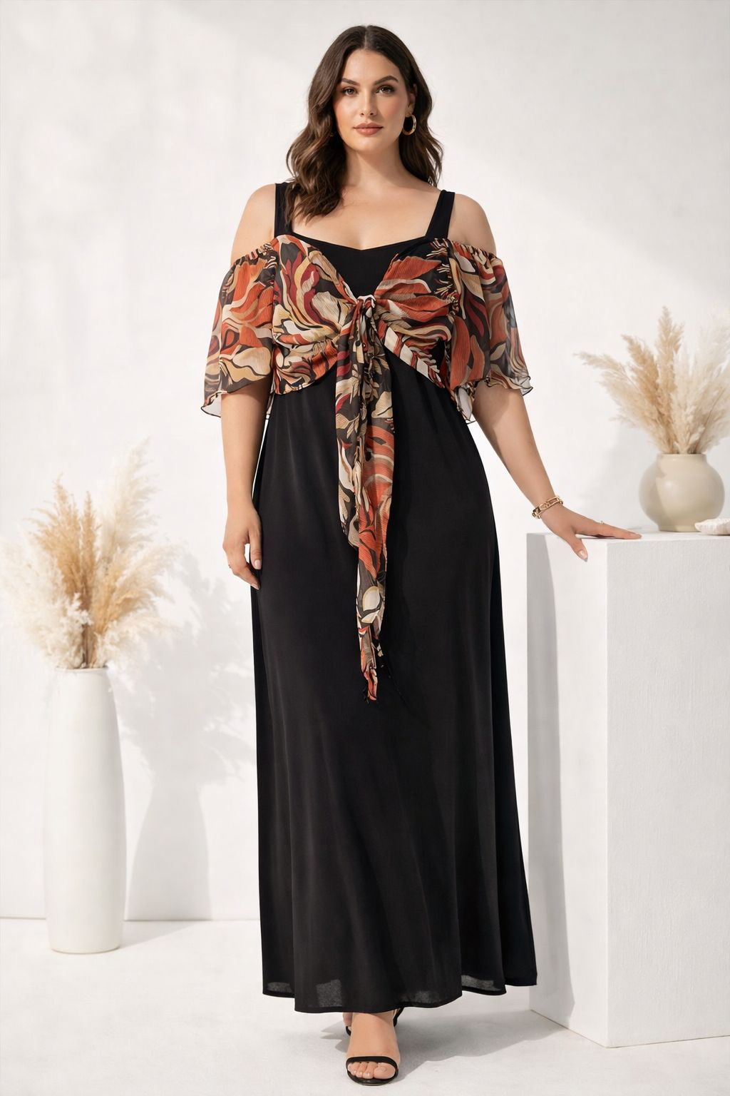 Φόρεμα μάξι Jersey 