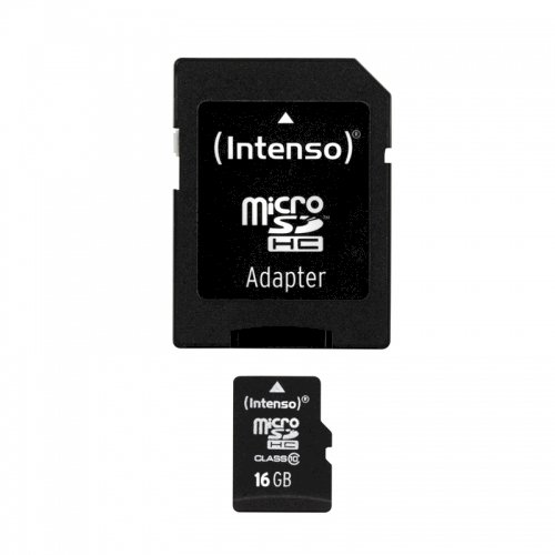 Intenso microSDHC 16GB Class 10 + adapter