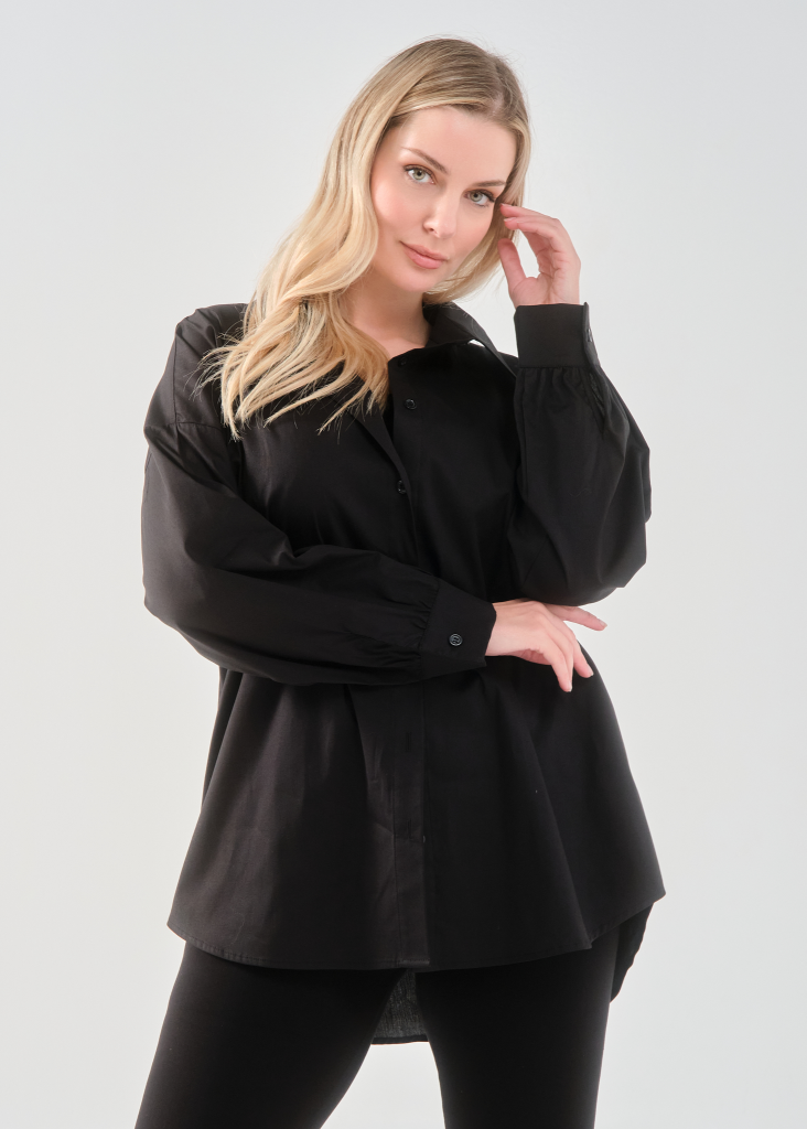 Πουκάμισο σε ελαστική ποπλίνα