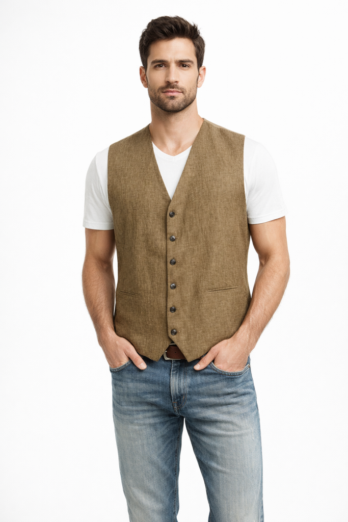 ΓΙλέκο Ανδρικο μπεζ μελανζ 