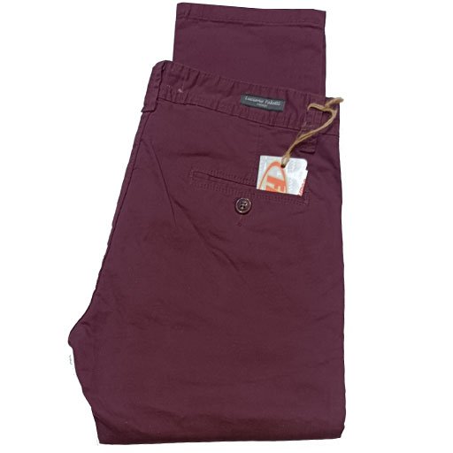 Παντελόνι CHINOS battery cotton lycra μπορντο