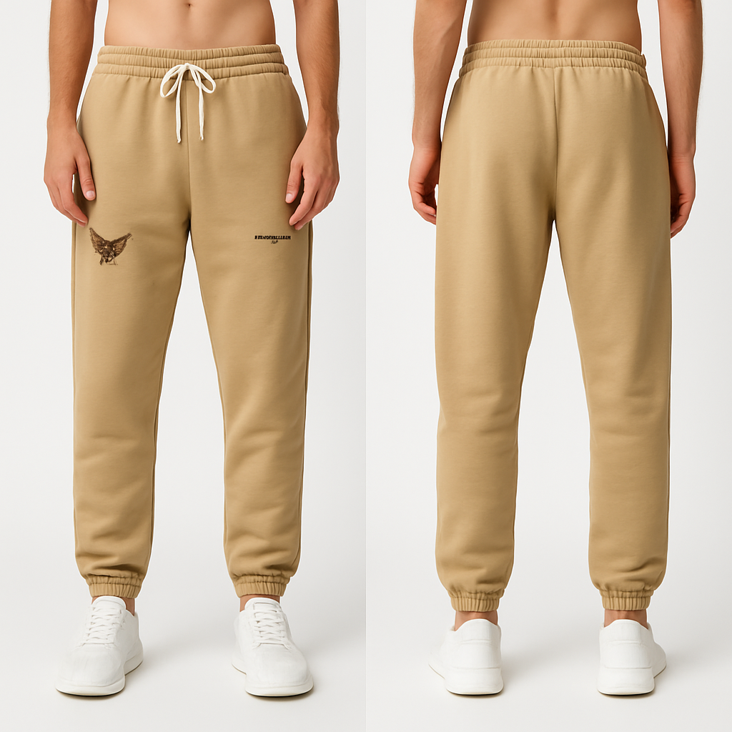 Παντελόνι φούτερ ανδρικο μπεζ 