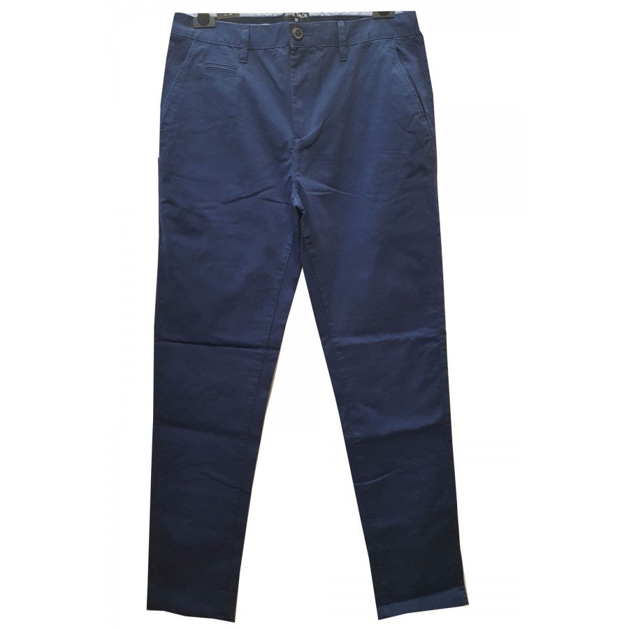 Παντελονι chino Ελαστικό στενή γραμμή SLIM FIT   μπλε