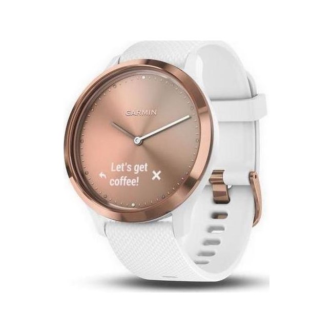 vivomove HR Sport S-M White-ROSE Gold