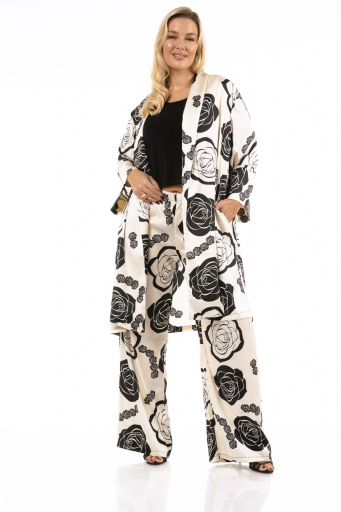 TOTAL SET σε voual σατέν ύφασμα