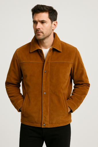 Μπουφάν JACKET SUET -BLUE LAKE-
Ύφασμα βαμβάκι 90% -10 % ELAST FLOKOS 
 φόδρα καπιτονέ με βάτα υαλοβάμβακα ΤΑΜΒΑ 