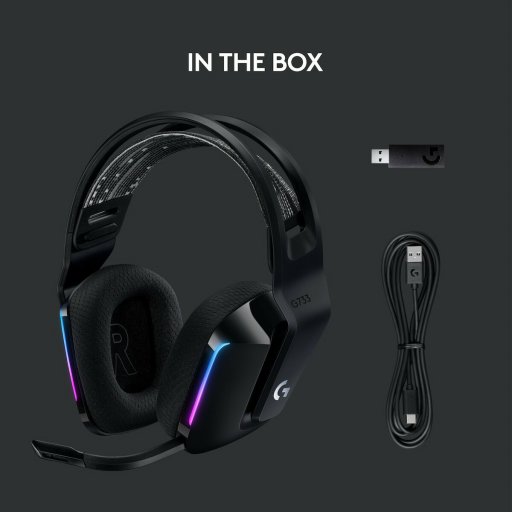 Logitech G733 Ασύρματο Over Ear Gaming Headset USB
