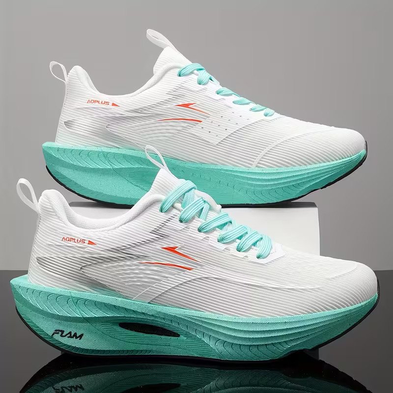 Παπούτσι αθλήτικο με ειδικό σχήμα για σωστό βάδισμα και σολα ειδικά σχεδιασμένη για περπάτημα λευκο βεραμαν