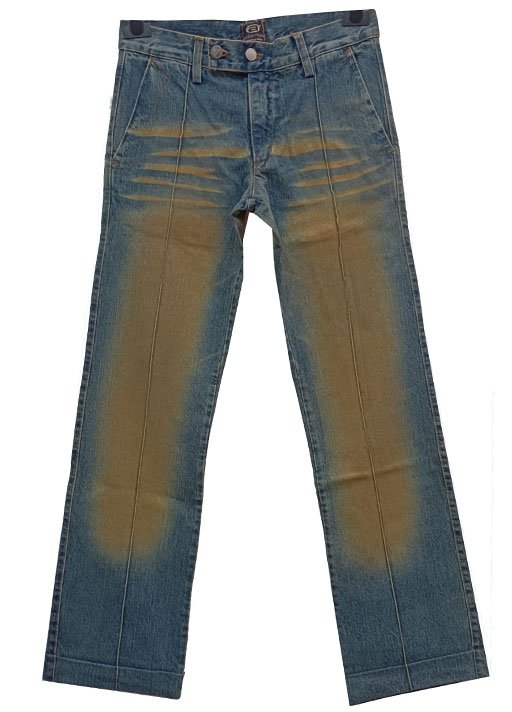 Παντελόνι τζιν βαμβακερο αμμοβολή μπλε 