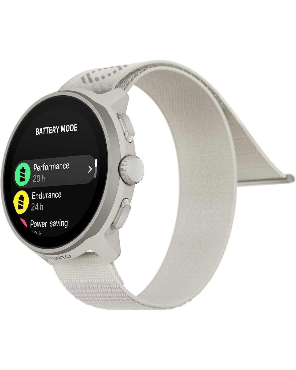 Suunto Run Stainless Steel 46mm Smartwatch με Παλμογράφο (Frost Gray)