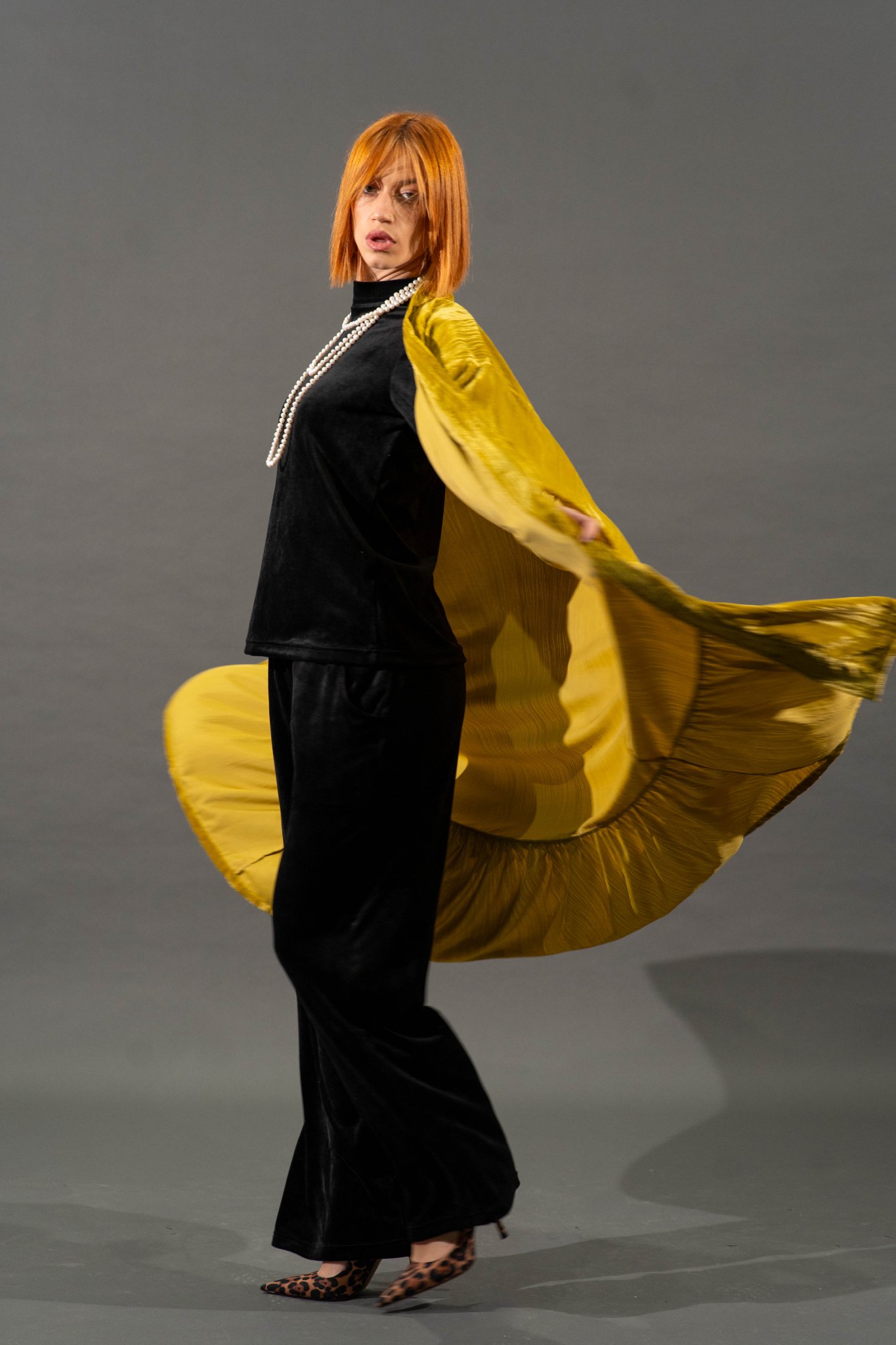 KIMONO VELVET ICE LIME 