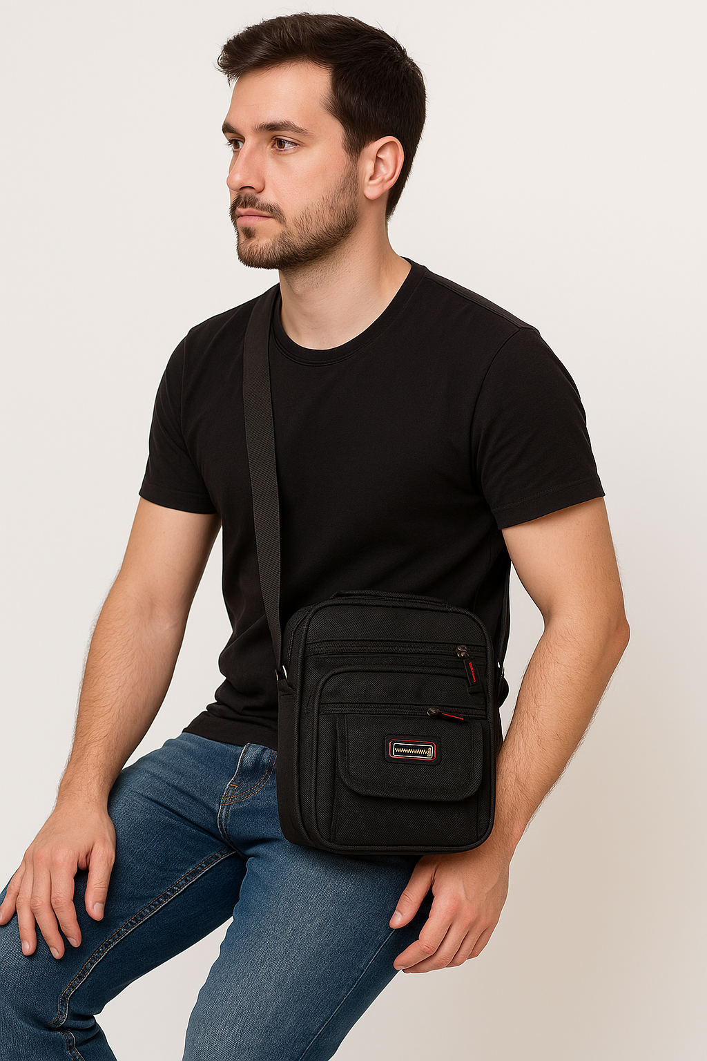 Τσαντάκι καθημερινό μαυρο
