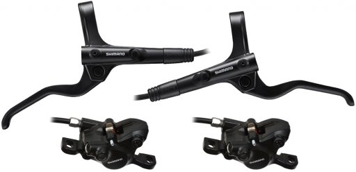 Δισκοφρενα υδρ. σετ ( μπρος+πισω) (μαν. + δαγκ.) SHIMANO BL -MT201/BR-MT200 800/1550MM