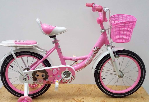 Ποδήλατο παιδικό  16'' ροζ 