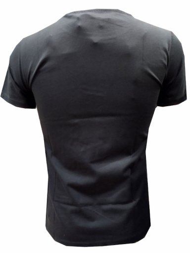 Μπλουζάκι με στάμπα βαμβακερο μαυρο