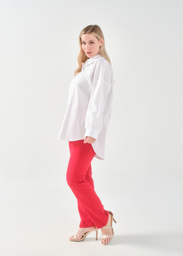 Πουκάμισο σε ελαστική ποπλίνα