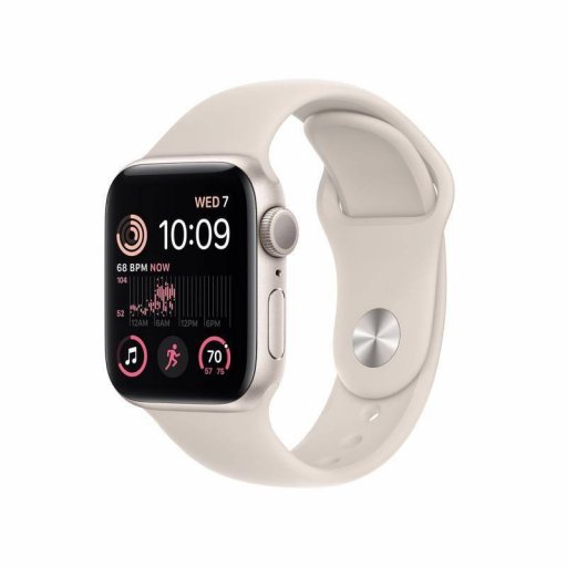 Watch SE 2022 Aluminium 44mm (Starlight with Starlight Sport Band)) (MNJX3TY/A)