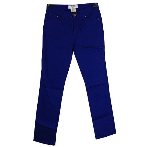 Παντελόνι Ελαστικό ψιλοκάβαλο cabartin sat Χρώματα μπλε