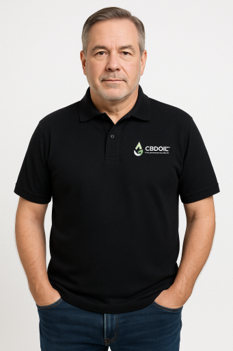 Μπλούζα POLO cbd pike  μαύρο  