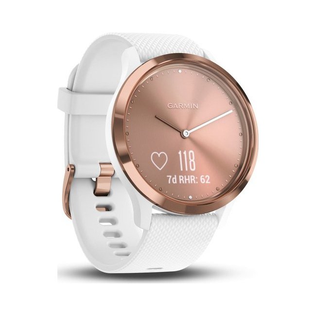 vivomove HR Sport S-M White-ROSE Gold