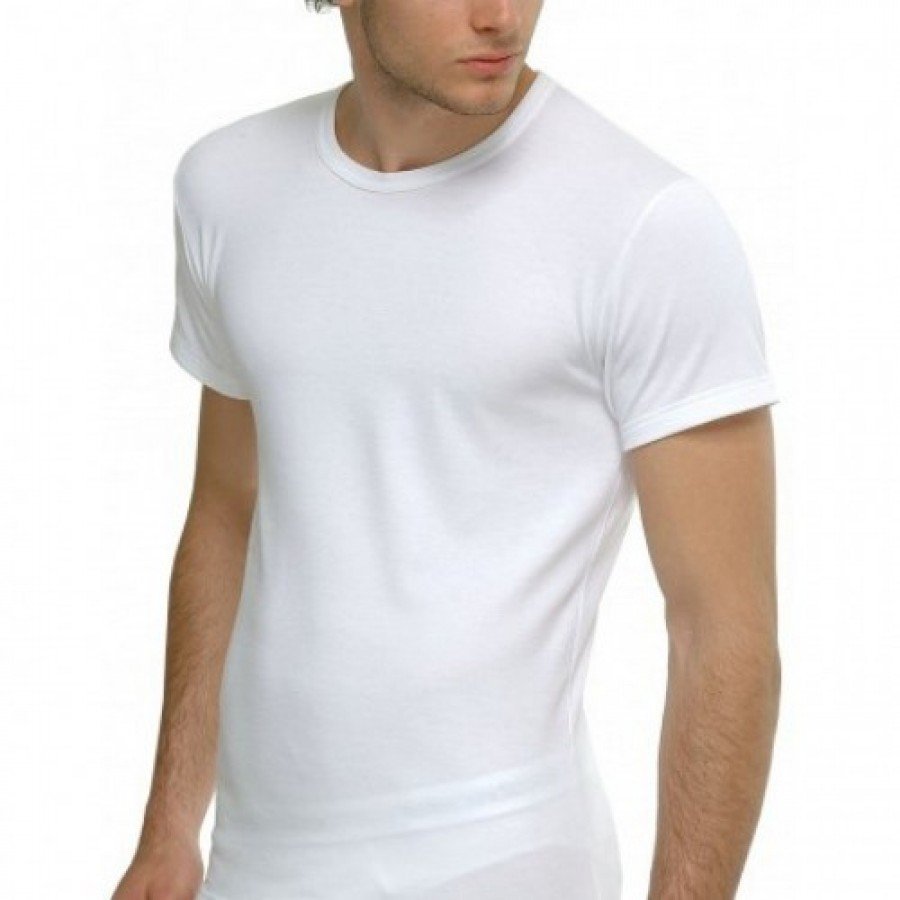 Μπλούζα ΠΡΟΣΦΟΡΑ Faketti με λαιμόκοψη λευκό Μπορεί να φορεθεί και σαν εσώρουχο αλλά και εξωτερικά σαν μπλουζάκι. Είναι 100% βαμβακερό