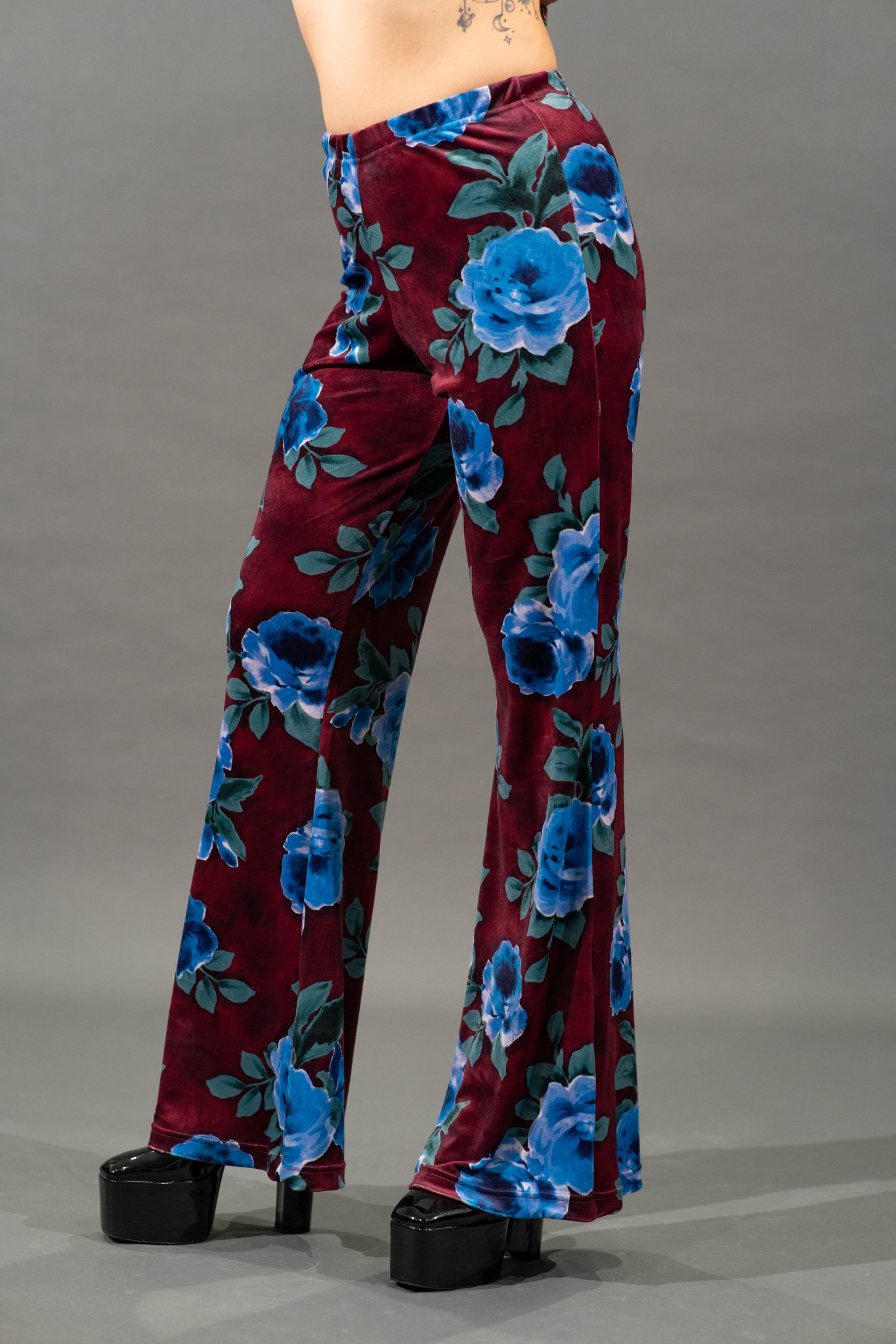 VELVET PANTS SAPHIRE