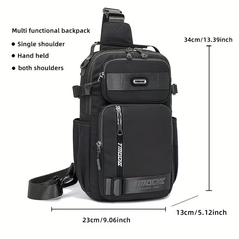 Τσάντα για ταξίδια και καθημερινή χρήση μέσης στήθους πλάτης